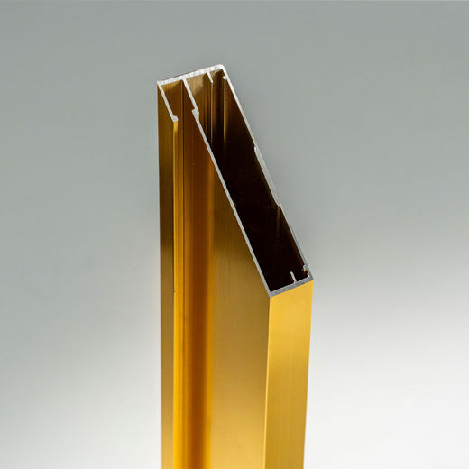 PERFIL ALUMINIO E45-20 3MT DORADO BRIGTH