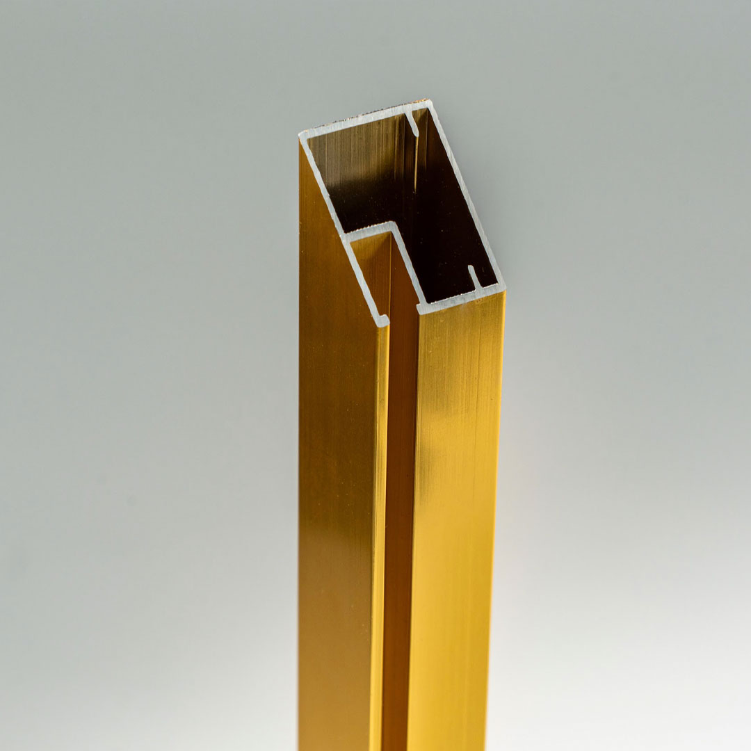 PERFIL ALUMINIO IB20-21 3MT DORADO BRIGHT