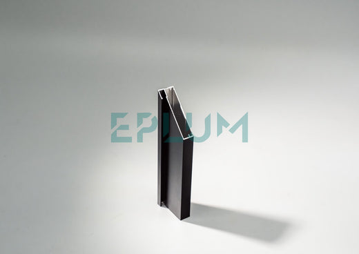 PERFIL ALUMINIO E45-20 5,85 MT NEGRO MATE