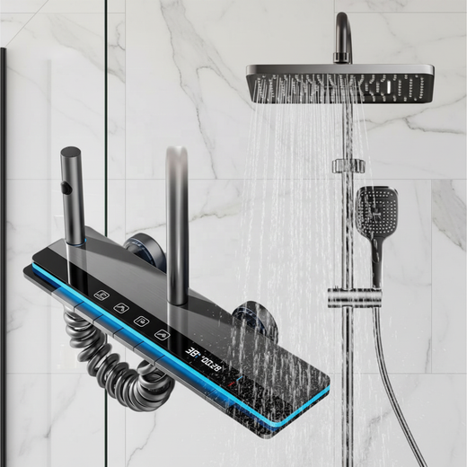 SET DUCHA TECNOLOGICO BRUSHKI 4S GRIS (BOTONERA PL)