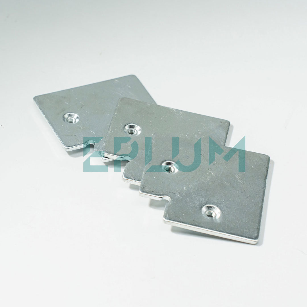 KIT ESCUADRA ARMADO 43-20 ZINCADA - INCLUYE TORNILLOS