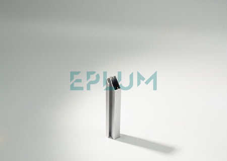 PERFIL ALUMINIO E20-21 5,85 MT PLATA