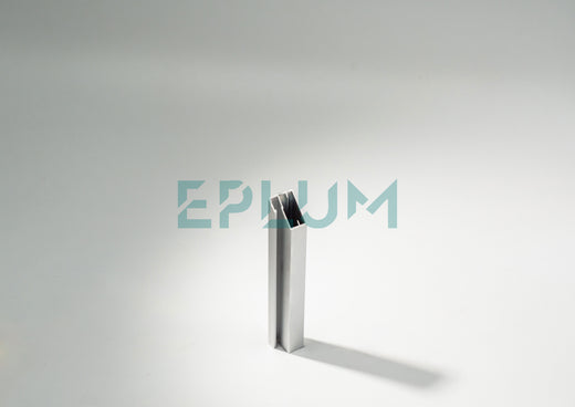 PERFIL ALUMINIO E20-21 5,85 MT PLATA