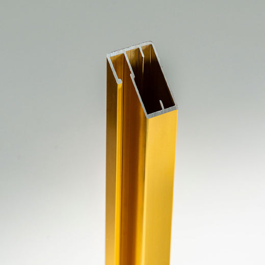PERFIL ALUMINIO  E20-21 3MT DORADO BRIGHT