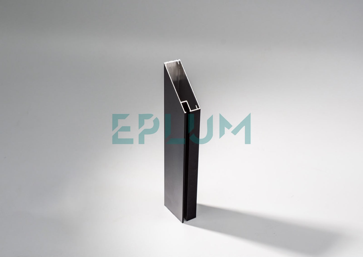 PERFIL ALUMINIO IB43-20 5,85 MT NEGRO MATE