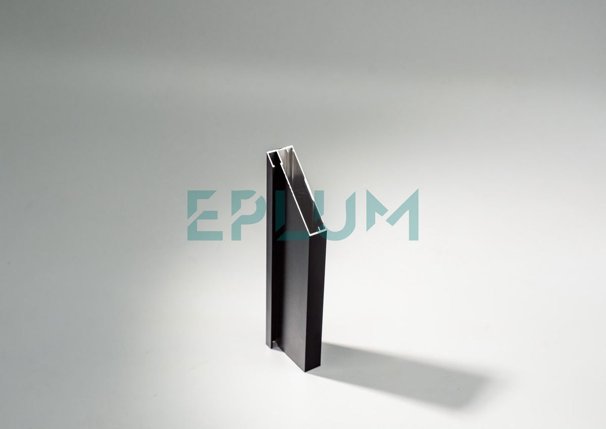 PERFIL ALUMINIO E45-20 5,85 MT NEGRO MATE